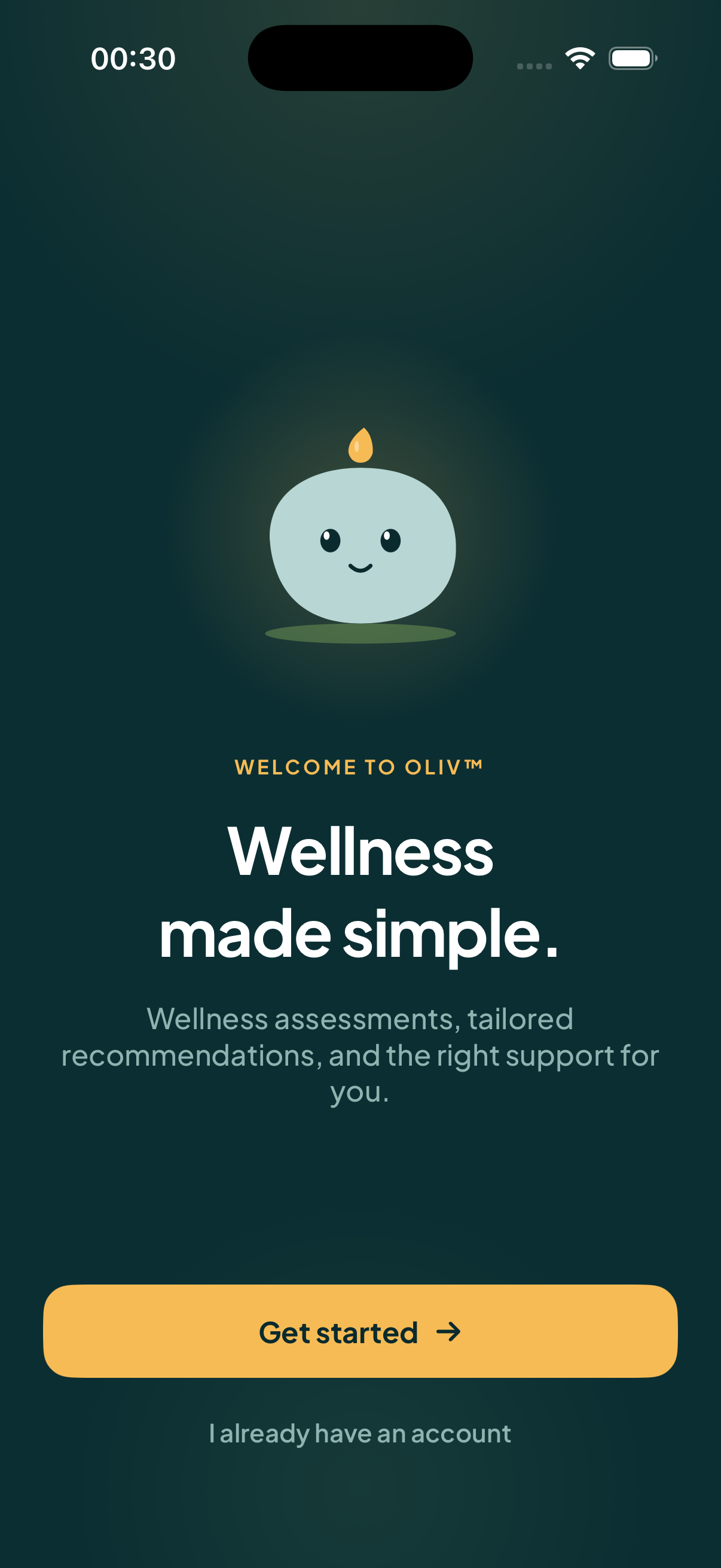 Welcome to Oliv — Wellness made simple.